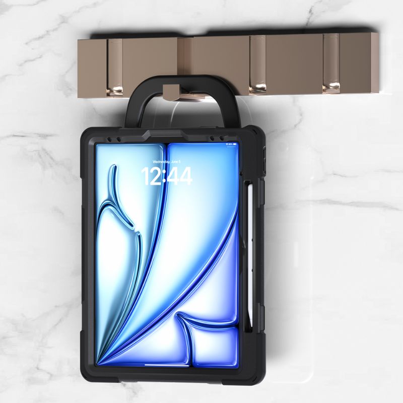 Chargez l&#39;image dans la visionneuse de la galerie, Apple iPad Air 13 (2024) 13.0&quot; Heavy Duty Rugged Shockproof With Shoulder Strap &amp; Handle Stand Ring - Polar Tech Australia
