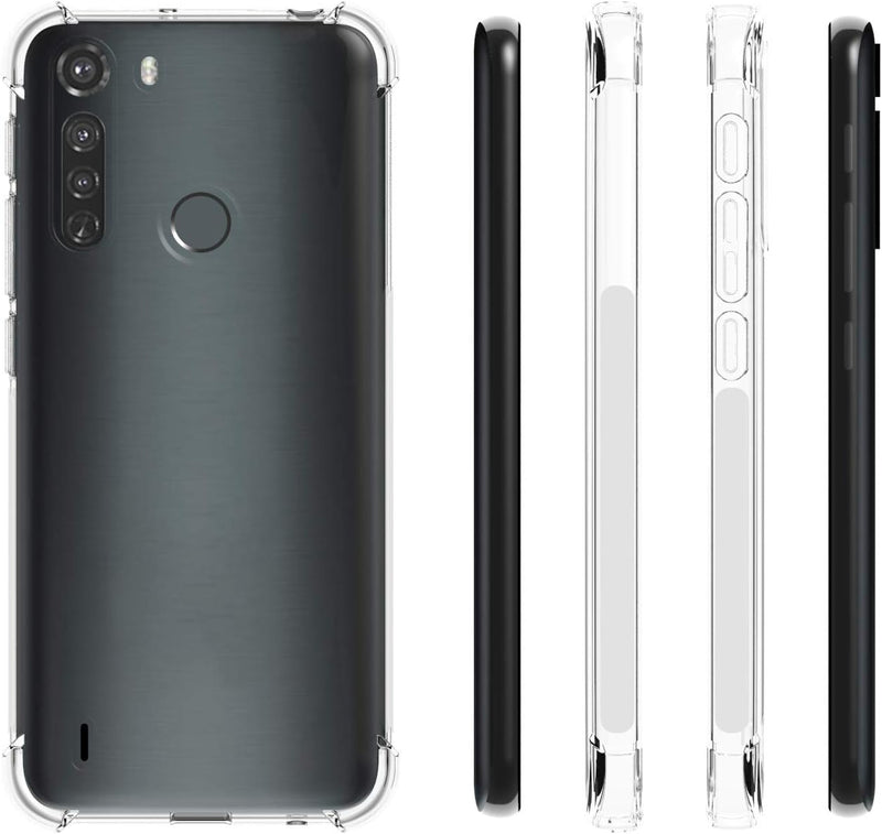 Chargez l&#39;image dans la visionneuse de la galerie, Motorola Moto One Fusion - AirPillow Cushion Transparent Soft Clear TPU Four Corners Protective Case - Polar Tech Australia
