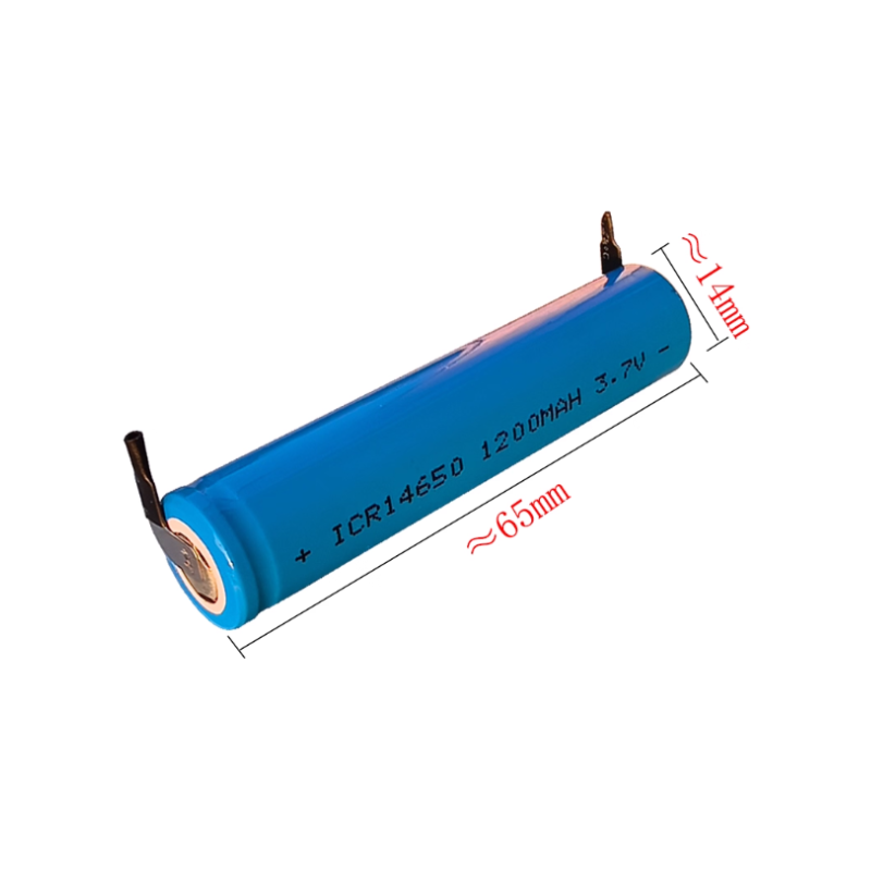 Chargez l&#39;image dans la visionneuse de la galerie, [With Nickel Strip] 14650 1200mAh 3.7V Rechargeable Li-Ion Battery
