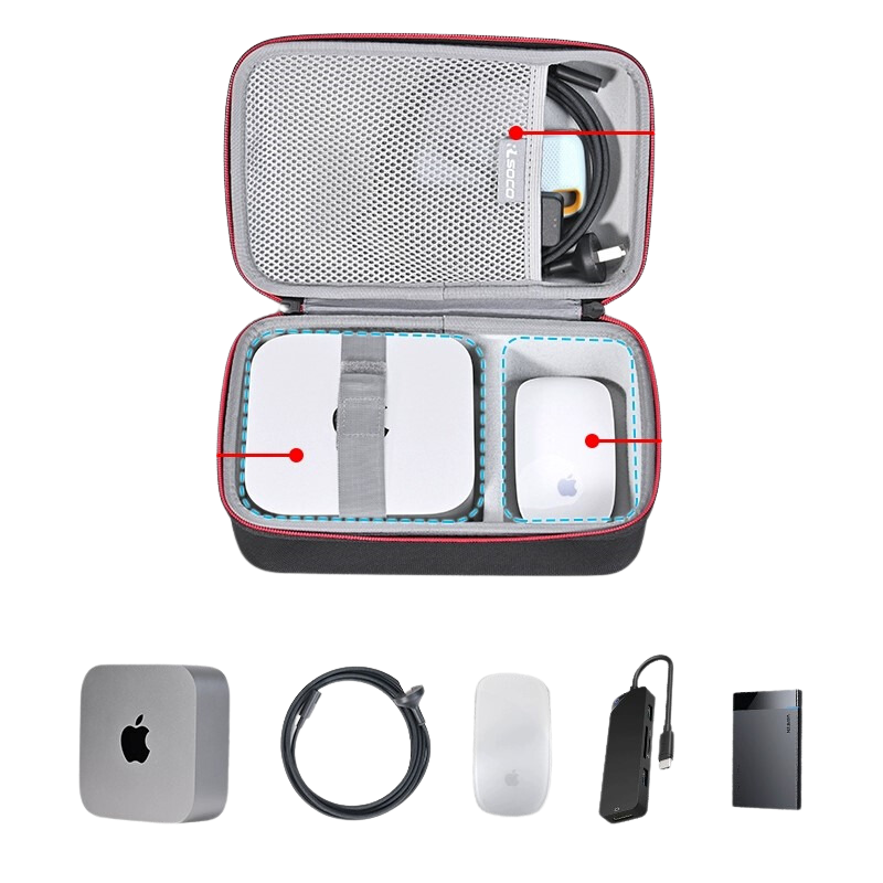 Cargue la imagen en el visor de la galería, Mac Mini M4 2024 Hard Shell, Waterproof and Pressure-Resistant Case - Polar Tech Australia
