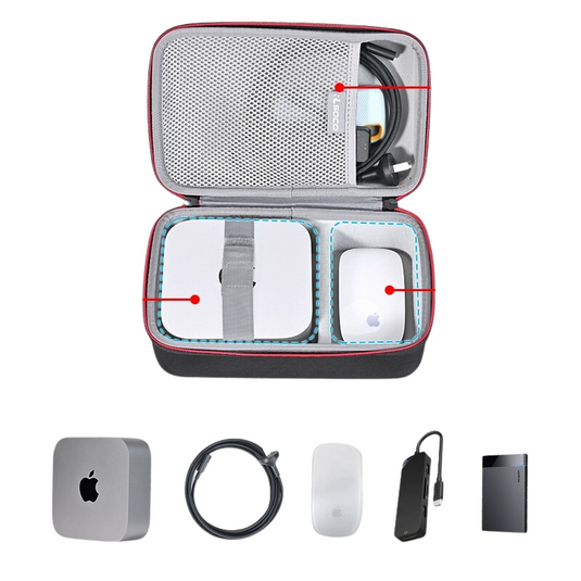 Mac Mini M4 2024 Hard Shell, Waterproof and Pressure-Resistant Case - Polar Tech Australia
