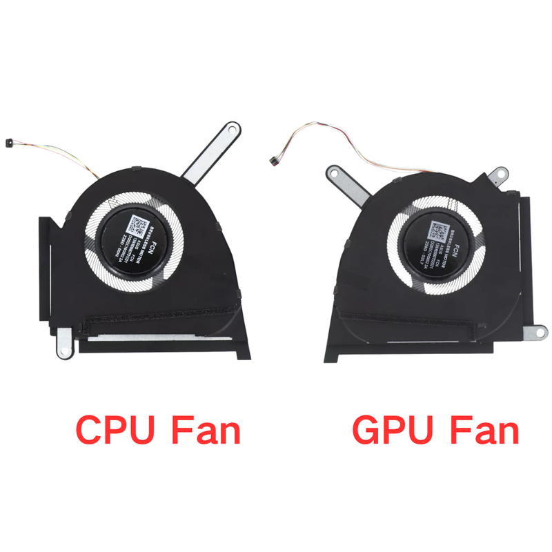 Chargez l'image dans la visionneuse de la galerie, Asus TUF Dash F15 FX517 FX517ZE FX517ZC FX517ZR FX517ZM Series - Laptop CPU &amp; GPU Cooling Fan Cooler
