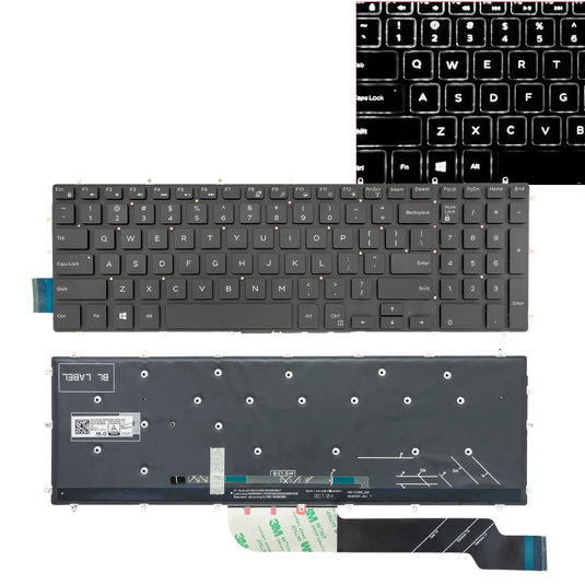 Dell Vostro 15 7580 / Inspiron 7577 7567 5570 5565 5567 / G5 5590 / G3 3590 / G7 7790 Series - Laptop Keyboard With Backlit US English Layout - Polar Tech Australia