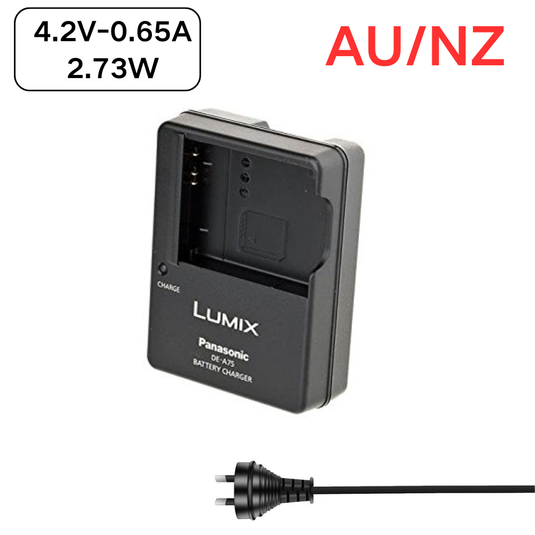 [DE-A75][4.2V-0.65A] Panasonic DMW-BCH7 LUMIX DMC-FP3S LUMIX DMC-FT10 Series - Camera Charger Power Supply Adapter - Polar Tech Australia