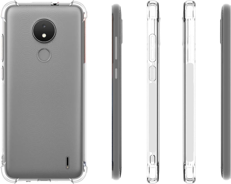 Load image into Gallery viewer, Nokia C21 - AirPillow Cushion Transparent Soft Clear TPU Four Corners Protective Case - Polar Tech Australia
