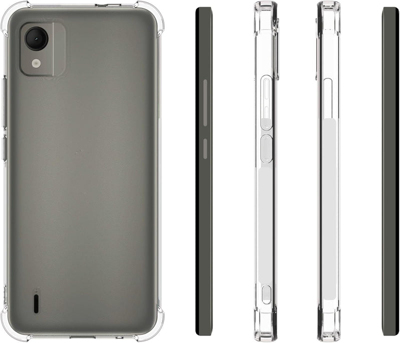 Load image into Gallery viewer, Nokia C110 - AirPillow Cushion Transparent Soft Clear TPU Four Corners Protective Case - Polar Tech Australia
