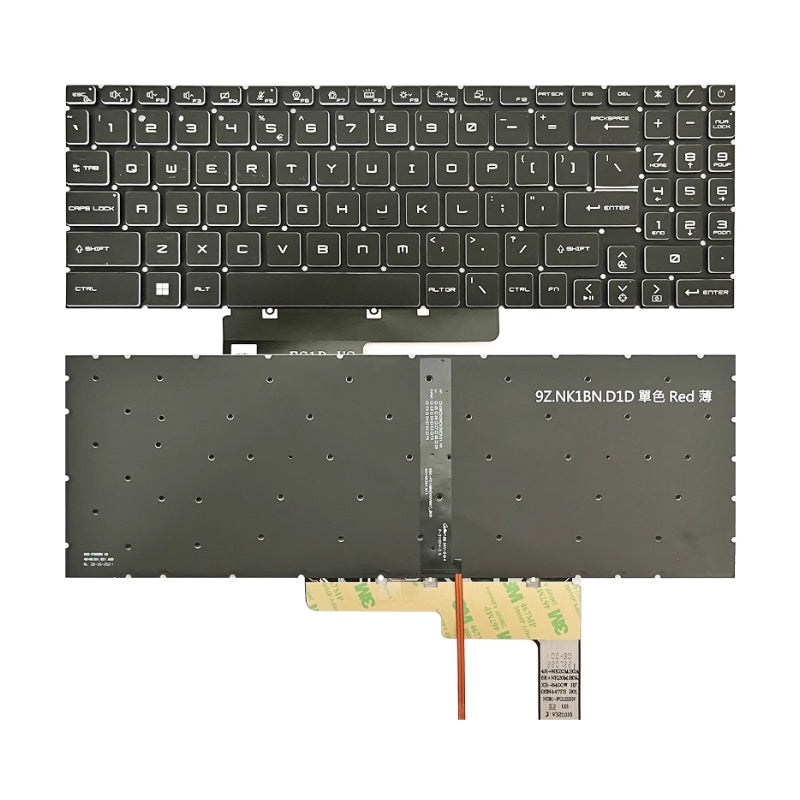 Load image into Gallery viewer, MSI GF66 MS-1582 GF76 GL76 GL66 MS-17L1 MS-17H3 Series - Laptop Keyboard With Backlit US Layout - Polar Tech Australia

