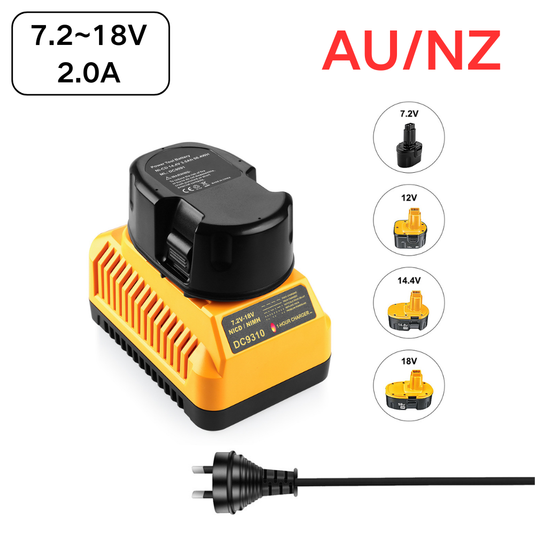 [DC9116][7.2V~18V-2.0A] OEM DeWalt Fast Charger Electrical Tool Li-ion Battery - Replacement Charger - Polar Tech Australia
