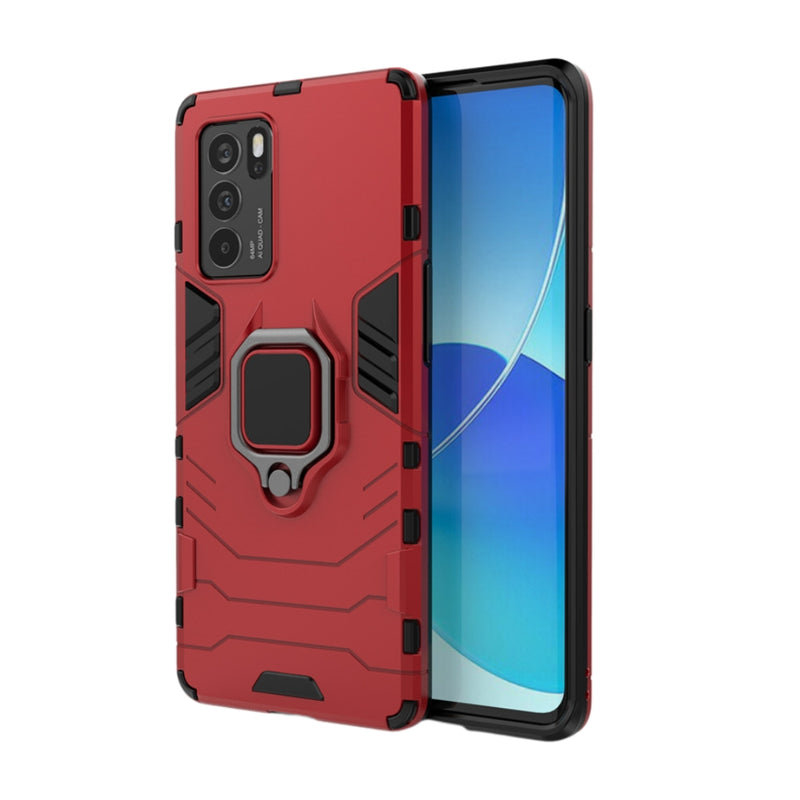 Load image into Gallery viewer, OPPO Reno6 Pro 5G (CPH2249) - Heavy Duty Armor Case With Ring Holder Stand - Polar Tech Australia
