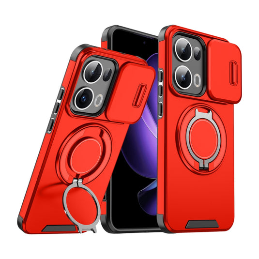 [Built-in Stand][With Slide Lens Cover] OPPO Reno13 F 4G/5G - Anti-Drop Protective Shell Case - Polar Tech Australia
