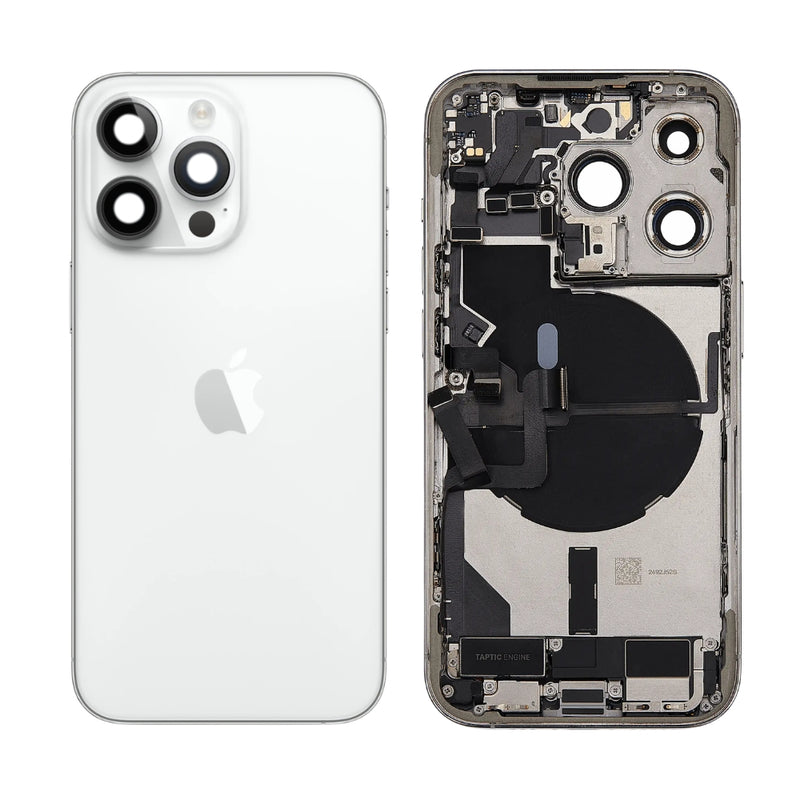 Chargez l'image dans la visionneuse de la galerie, [With Built-in Parts] Apple iPhone 14 Pro - Rear Back Glass Middle Frame Housing (US Verson)
