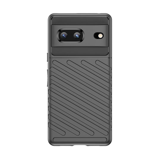Google Pixel 7A - Thunder Series Twill Texture Thickened Anti-fall Protection TPU Case