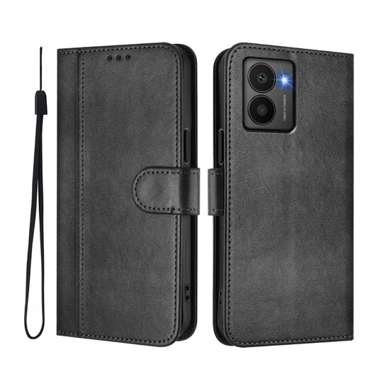 HMD Skyline - Line Splicing Buckle Retro Leather Phone Case