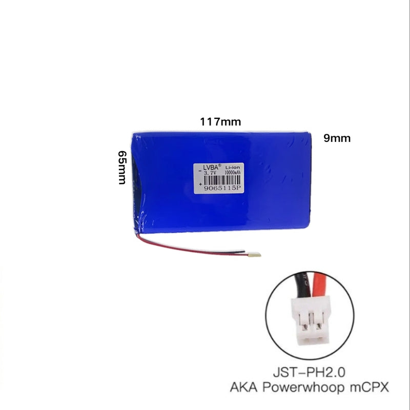 Cargue la imagen en el visor de la galería, [PH2.0-JST Connector][9065115] Universal 10000mAh 3.7V Rechargeable Li-Ion Lithium Polymer Battery - Polar Tech Australia
