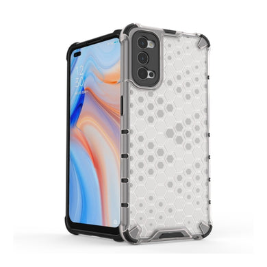 OPPO Reno4 Pro 5G (CPH2089) - Honeycomb Transparent Shockproof Protection Case - Polar Tech Australia