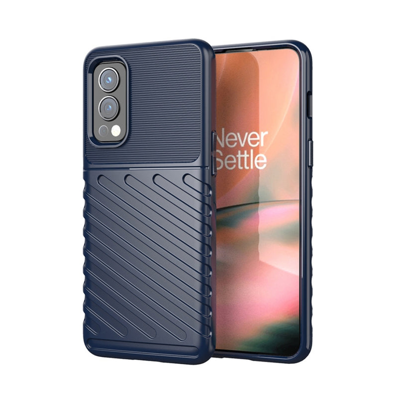 Chargez l&#39;image dans la visionneuse de la galerie, OnePlus Nord CE - Thunder Series Twill Texture Thickened Anti-fall Protection TPU Case
