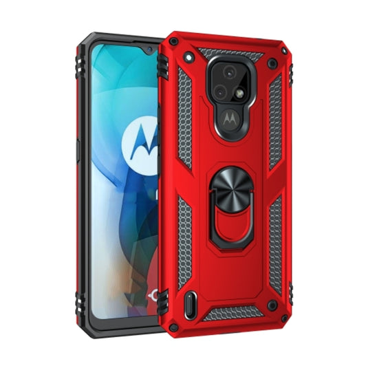 Motorola Moto E7 - Shockproof Heavy Duty Hard Bumper Rugged Mobile Phone Case