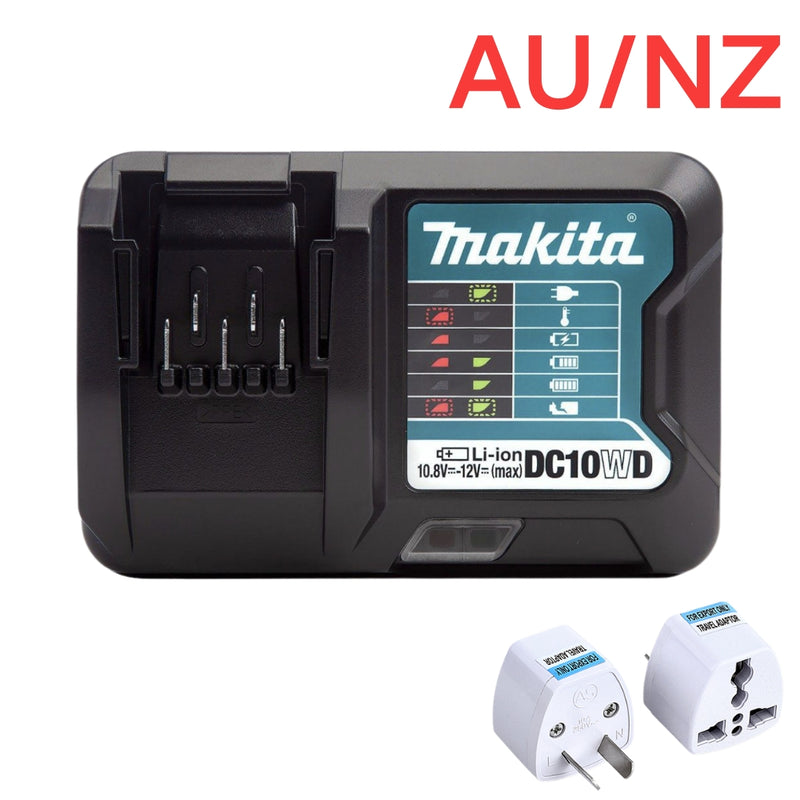 Chargez l&#39;image dans la visionneuse de la galerie, [DC10WD][10.8V~12V-2.0A] Genuine Original Makita Fast Charger Electrical Tool Li-ion Battery - Replacement Charger - Polar Tech Australia
