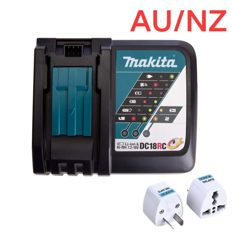 Cargue la imagen en el visor de la galería, [DC18RC][7.2V~18V-9.0A] Genuine Original Makita Fast Charger Electrical Tool Li-ion Battery - Replacement Charger - Polar Tech Australia

