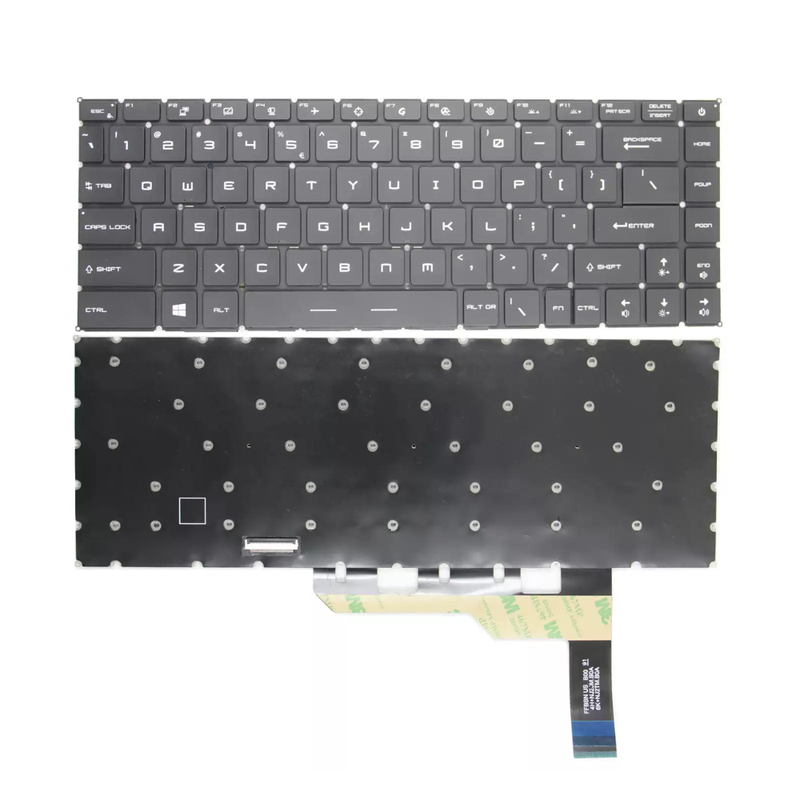 Chargez l'image dans la visionneuse de la galerie, MSI Creator Z16 / Summit E14 E15 A11SCST MS-16S6 Series - Laptop Keyboard With Backlit US layout
