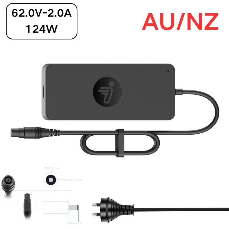 Cargue la imagen en el visor de la galería, [124W/62.0V-2.0A] Segway Ninebot Segway GT1  GT2 Series - eKickScooter Standard Charger
