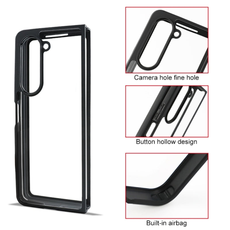 Load image into Gallery viewer, Samsung Galaxy Z Fold 6 (SM-F956) - Frosted TPU + Transparent PC Phone Case
