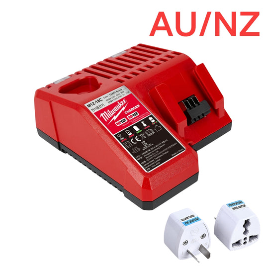 [M12-18C][12/14.4V/18V-3.0A] Genuine Original Milwaukee Fast Charger Electrical Tool Li-ion Battery - Replacement Charger - Polar Tech Australia