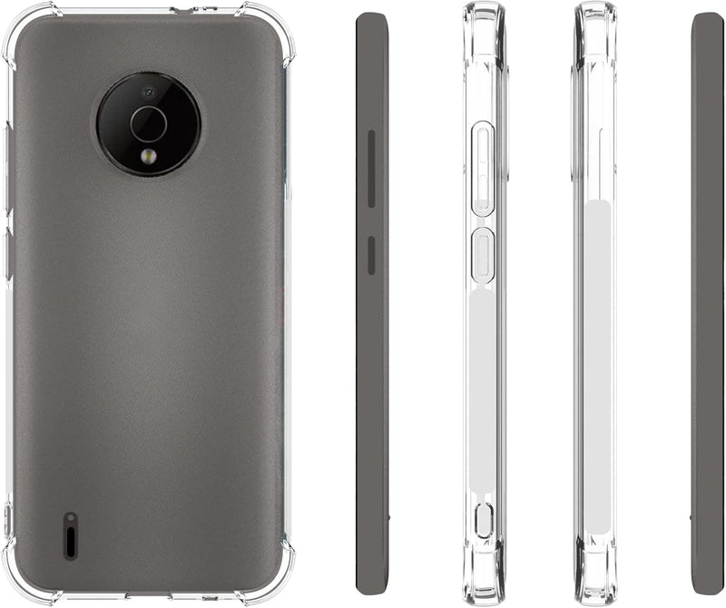 Load image into Gallery viewer, Nokia C200 - AirPillow Cushion Transparent Soft Clear TPU Four Corners Protective Case - Polar Tech Australia
