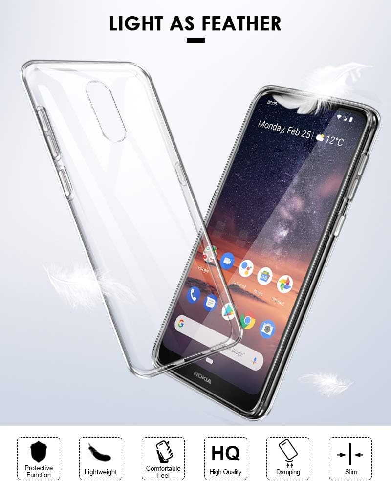Load image into Gallery viewer, Nokia 3.2 - AirPillow Cushion Transparent Soft Clear TPU Four Corners Protective Case - Polar Tech Australia
