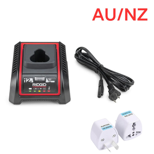 [RBC-121][12V-4.0A] Genuine Original RIDGID Fast Charger Electrical Tool Li-ion Battery - Replacement Charger - Polar Tech Australia