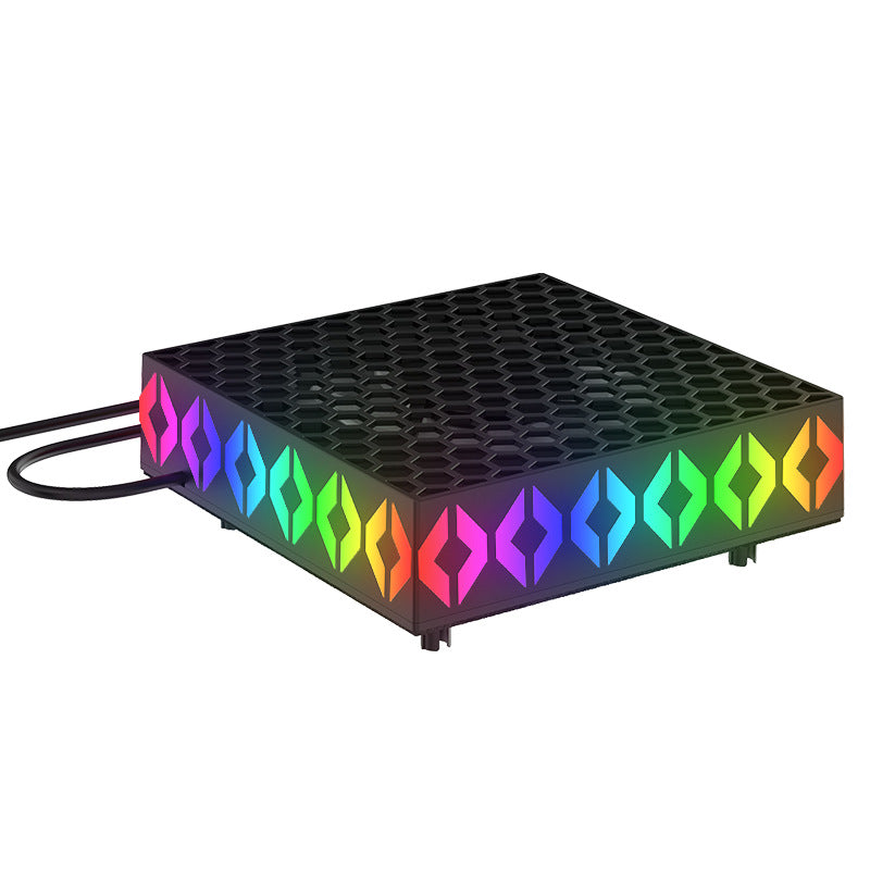 Load image into Gallery viewer, Xbox Series X Upper Top Cooling Fan With RGB Lighting &amp; Headphone Hook Stand
