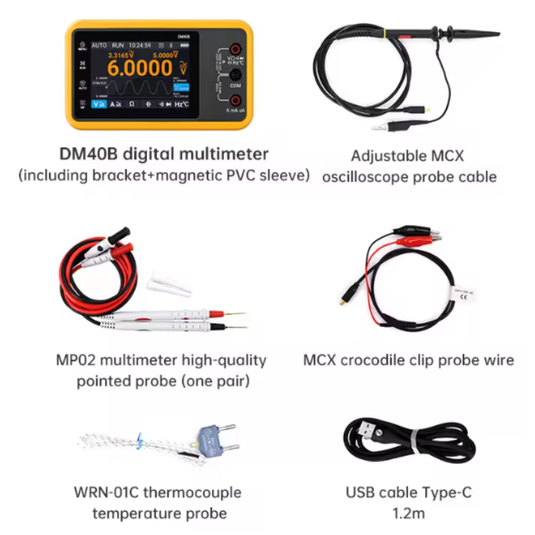 [DM40] ALIENTEK Digital Oscilloscope Multimeter Generator 50M Sample Rate Voltage8128