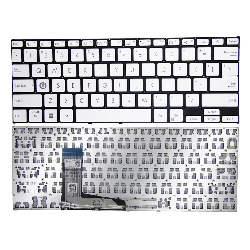 Chargez l'image dans la visionneuse de la galerie, ASUS ADOL 14Z 14Q 14V 14Y / Vivobook M1404 D1402 F1404 Series - Laptop Keyboard With Backlit US English Layout
