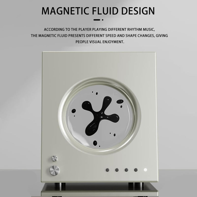 Cargue la imagen en el visor de la galería, Magnetic Fluid Bluetooth Speaker Portable Bluetooth 5.1 Wireless Outdoor Durable Speakers With Subwoofer 50W Stereo Sound Extra Bass Rhythm FerroFluid Acoustics New Experience

