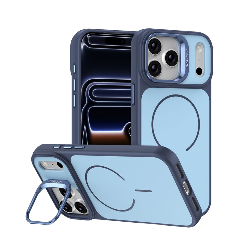 Cargue la imagen en el visor de la galería, Apple iPhone 18 Pro - Bright Color Contrast Skin-feel Camera Bracket Magsafe Phone Case
