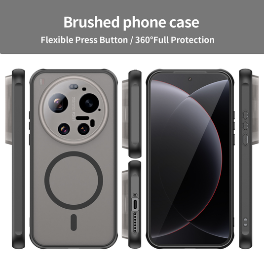 [Magnetic][Fingerprint-Resistant] Xiaomi Mi 17 Ultra - Matte Full-Cover Phone Case with Camera Lens Protection Protective Case