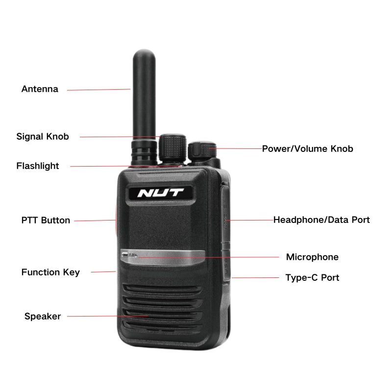Load image into Gallery viewer, [PT-N30] NUT Long Range With 16 FRS Channels Two-Way Portable Walkie Talkies - Polar Tech Australia

