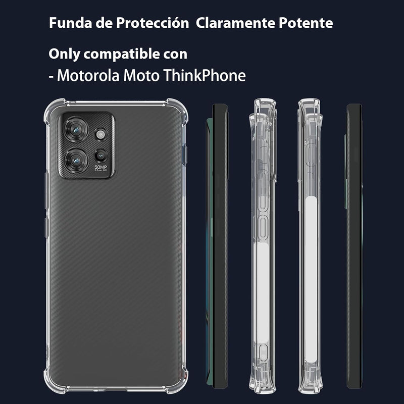Chargez l&#39;image dans la visionneuse de la galerie, Motorola Moto ThinkPhone - AirPillow Cushion Transparent Soft Clear TPU Four Corners Protective Case - Polar Tech Australia
