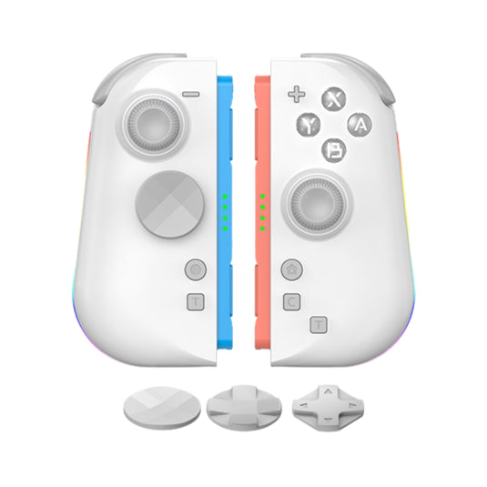 Nintendo Switch 2 Left + Right Magnetic Controllers 9-Axis RGB Motion-Sensing Hall-Effect Joystick With Bluetooth 5.4 Wake-Up and Burst Fire Functionality