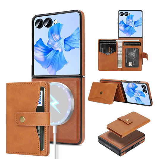 Samsung Galaxy Z Flip8 5G - MagSafe Magnetic Wallet Phone Case with Side Card Holder