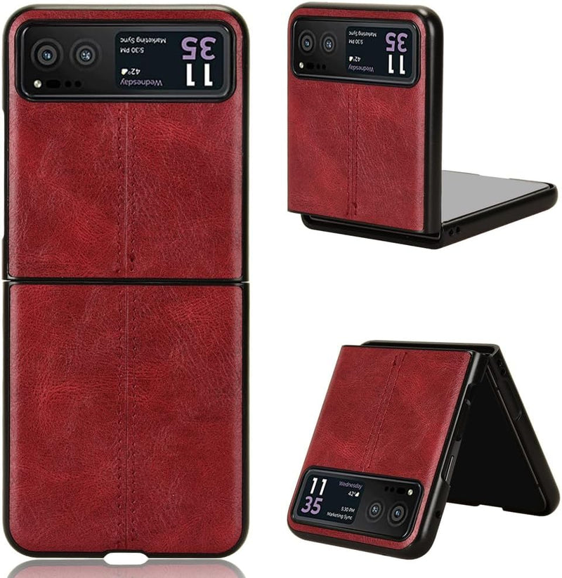 Chargez l&#39;image dans la visionneuse de la galerie, [Built-in Kickstand] Motorola Moto Razr 40/Razr 2023 - PU Leather Shockproof Heavy Duty Case - Polar Tech Australia
