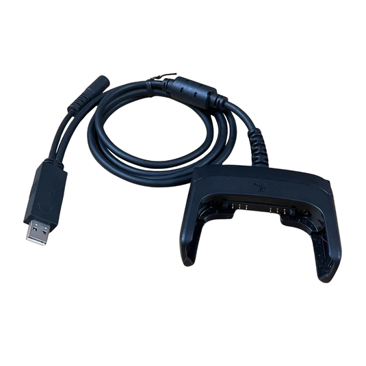 [CBL-RFD49-USB1-01] Genuine Original Zebra RFD40 Series Snap-on USB Communication/Charging Cable Cup - Power Supply Adapter Charger USB Cable