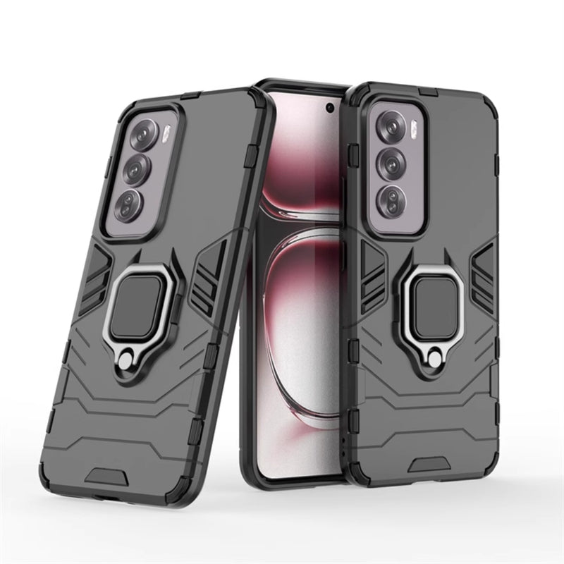 Cargue la imagen en el visor de la galería, OPPO Reno12 Pro 5G (CPH2629) - Heavy Duty Armor Case With Ring Holder Stand - Polar Tech Australia
