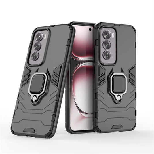 OPPO Reno12 Pro 5G (CPH2629) - Heavy Duty Armor Case With Ring Holder Stand - Polar Tech Australia