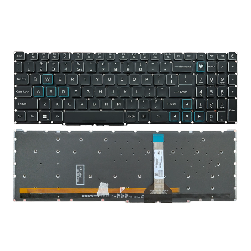 Cargue la imagen en el visor de la galería, Acer Predator Helios Neo 16 PHN16-71-51F4 N22Q22 / Nitro 16 AN16-51 - Laptop Keyboard With Backlit US English Layout - Polar Tech Australia
