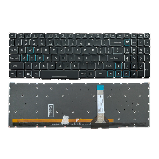 Acer Predator Helios Neo 16 PHN16-71-51F4 N22Q22 / Nitro 16 AN16-51 - Laptop Keyboard With Backlit US English Layout - Polar Tech Australia