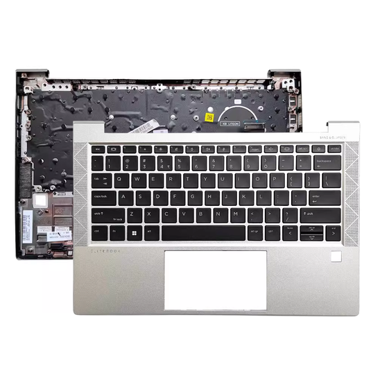 HP EliteBook 835 G7 Notebook PC / x360 830 G8 Notebook PC Series - Laptop Palmrest Cover With Keyboard US Layout