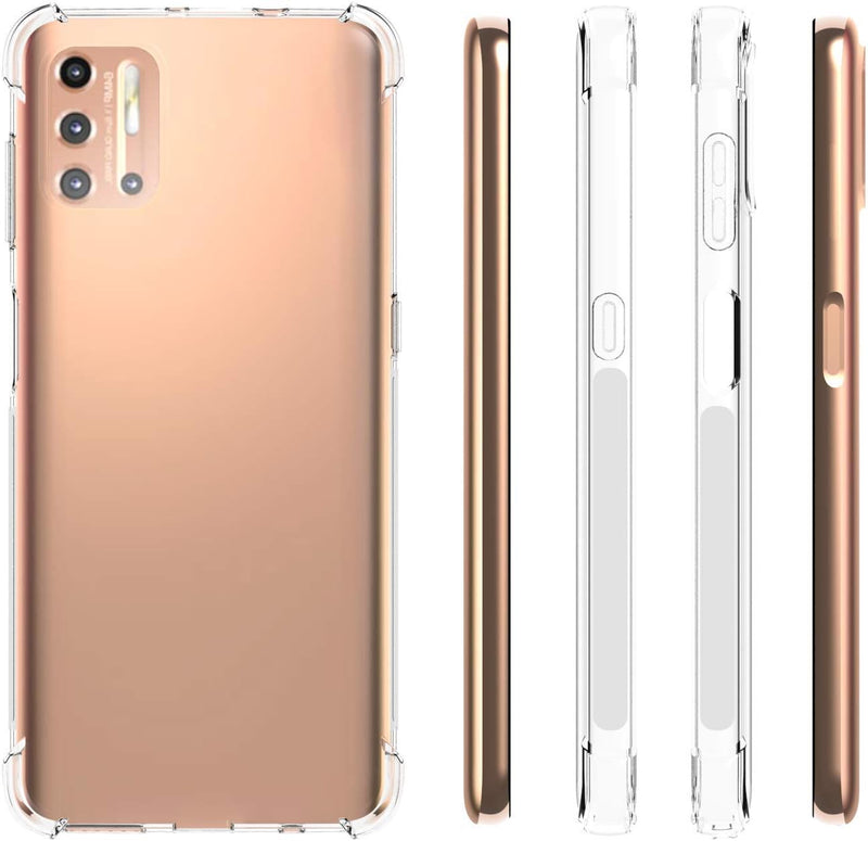 Cargue la imagen en el visor de la galería, Motorola Moto G9 Plus - AirPillow Cushion Transparent Soft Clear TPU Four Corners Protective Case - Polar Tech Australia
