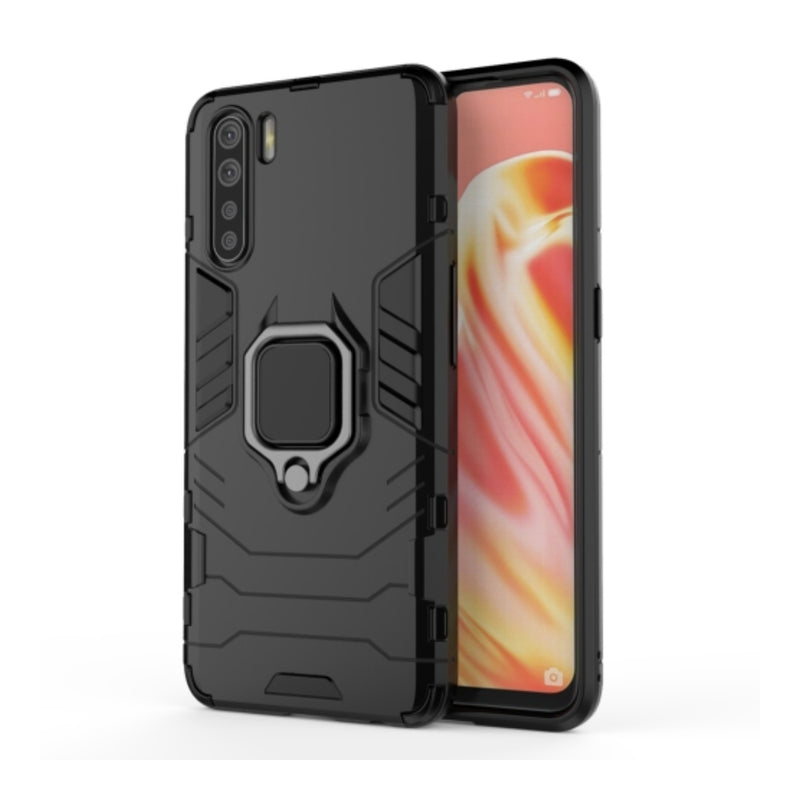 Load image into Gallery viewer, OPPO A91 / Reno3 - Heavy Duty Armor Case With Ring Holder Stand - Polar Tech Australia
