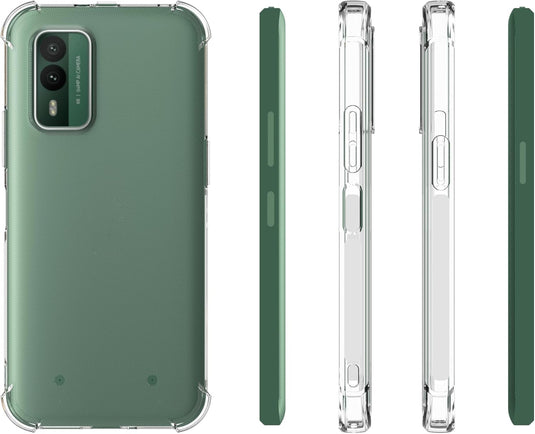 Nokia XR21 - AirPillow Cushion Transparent Soft Clear TPU Four Corners Protective Case - Polar Tech Australia